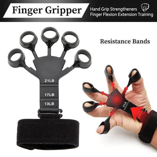 Silicone Gripster Grip Strengthener Finger Stretcher Hand Grip Trainer Gym Fitness Training And Exercise Hand Strengtheneextension Exercise Device