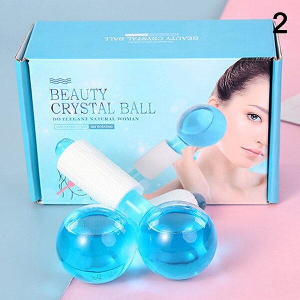 2 Pcs Beauty Crystal Facial Ball (random Color) - TillShopMart