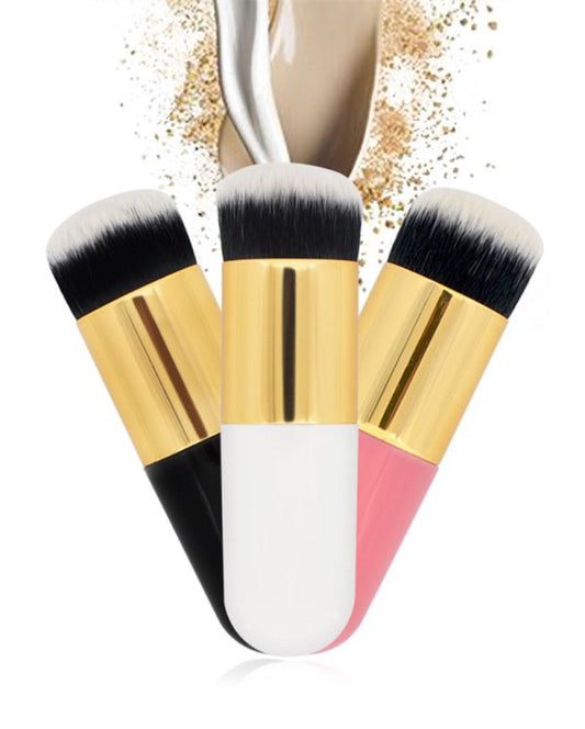 Chubby Pier Foundation Brush Flat Cream Makeup Brushes Professional Cosmetic Makeup Brush – 1 Pcs