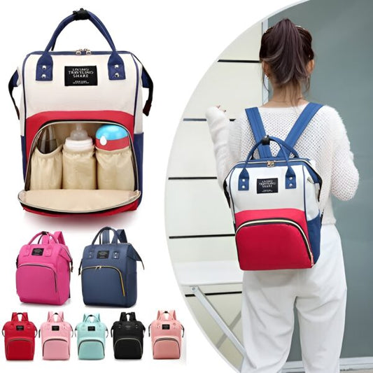 Large Capacity Mummy Bag Multi-function Waterproof Outdoor Women Backpack Nursing Bag For Baby Care Unisex Traval Backpack