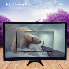 Mobile Phone Screen Magnifier 12 Inch Hd Video Amplifier Stand For Smartphone Gdeals