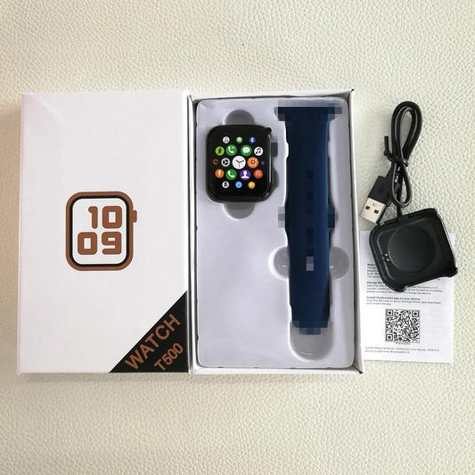 T500 Bluetooth Smart Watch | 1.75 Inch Full Display | Hd Bluetooth Calls And Dialing | Push Notifications | Multi Sports Mood | Speaker And Microphone | Smartwatch For Android Ios